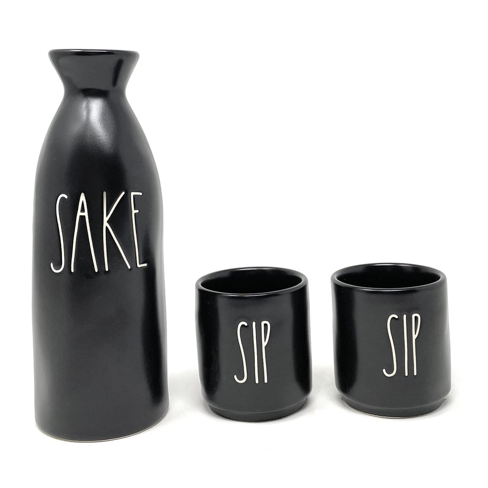 Rae Dunn Sake Sip Pitcher Gift Set